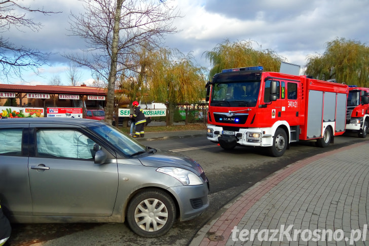 Zderzenie trzech samochodów na ul. Składowej w Krośnie