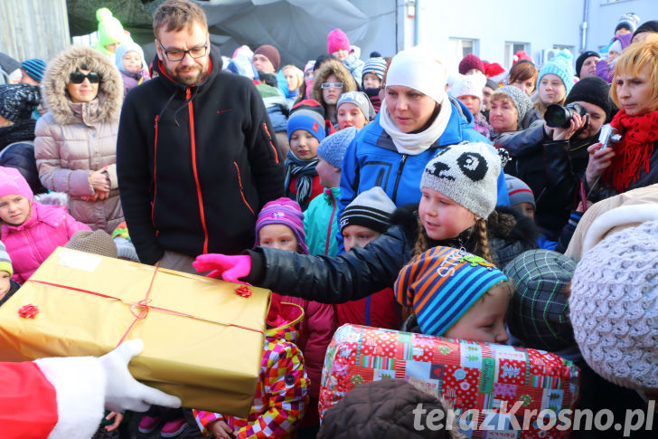 Mikołaj na lotnisku w Krośnie 2015