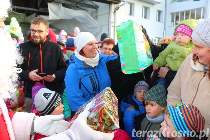 Mikołaj na lotnisku w Krośnie 2015