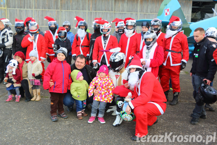 Mikołaj na lotnisku w Krośnie 2015