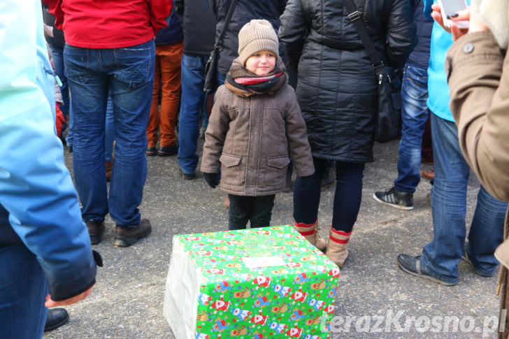 Mikołaj na lotnisku w Krośnie 2015