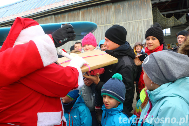 Mikołaj na lotnisku w Krośnie 2015