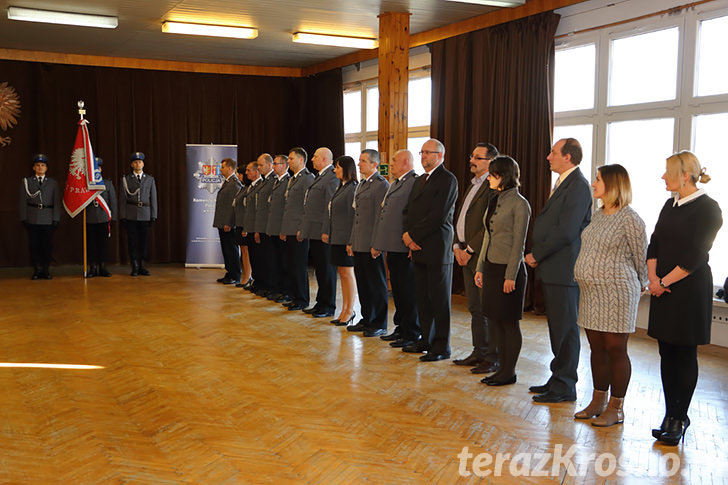 Pożegnanie komendanta krośnieńskiej Policji