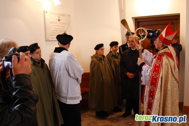 Odsłonięcie pamiątkowej tablicy w Zręcinie