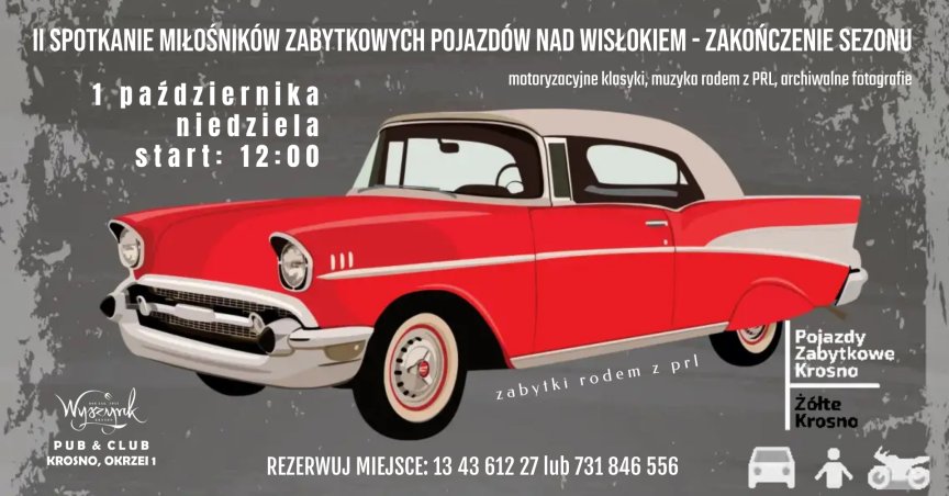 II Spotkanie Miłośników Zabytkowych Pojazdów nad Wisłokiem