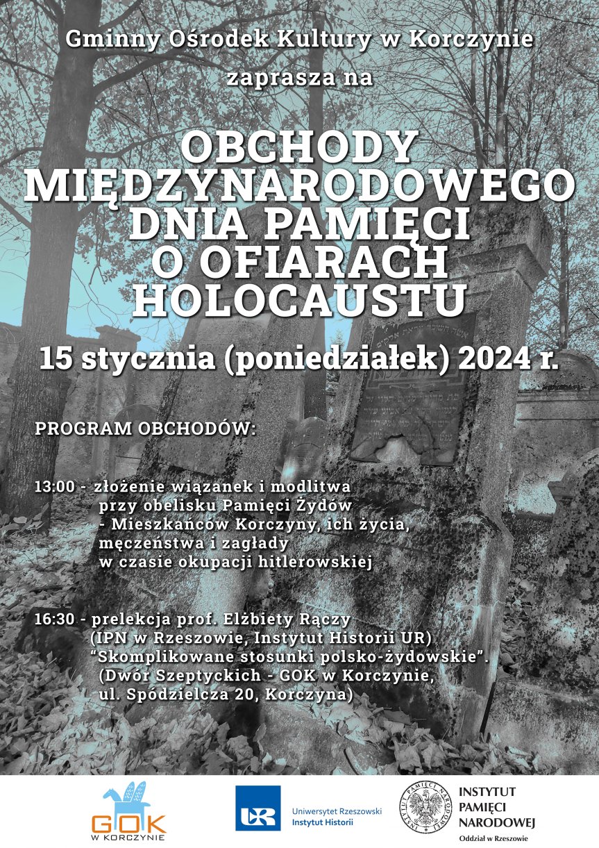 Obchody Międzynarodowego Dnia Pamięci o Ofiarach Holocaustu w Korczynie