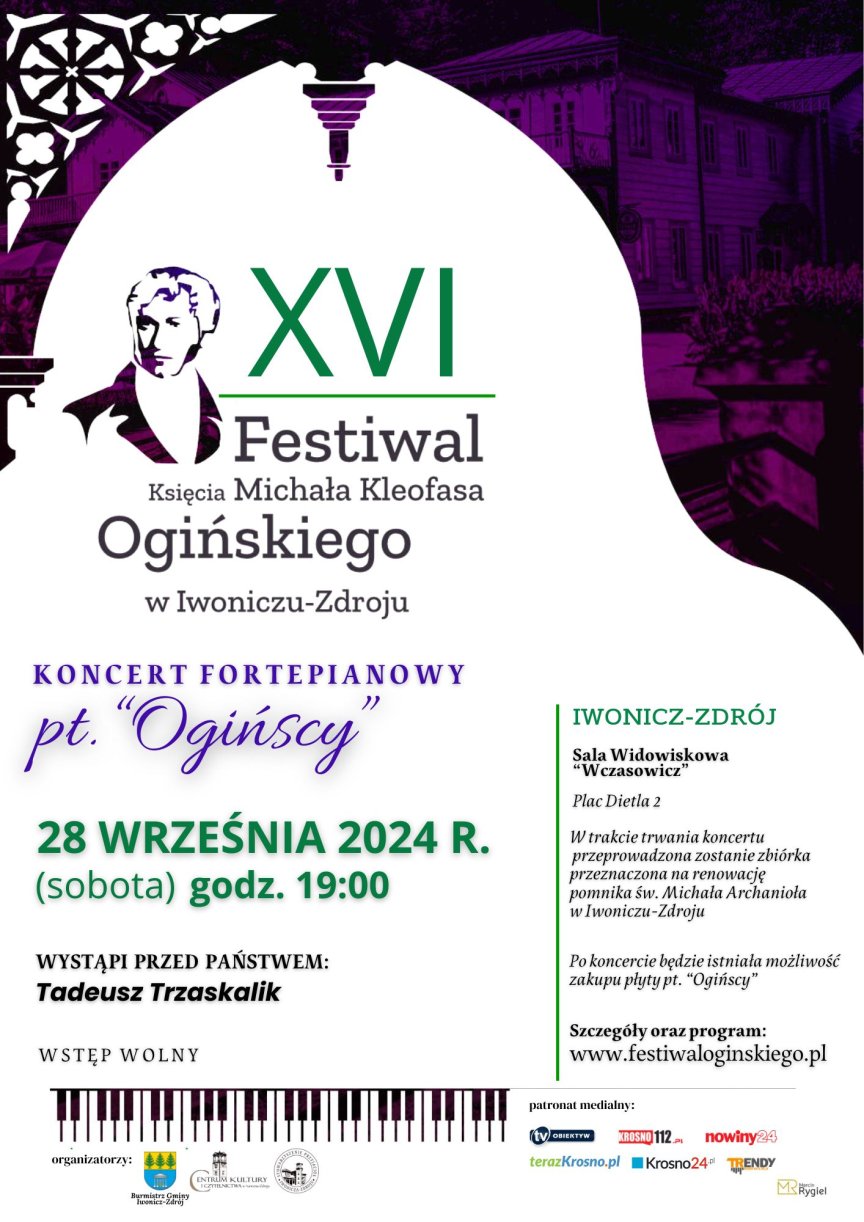 XVI Festiwal Księcia Michała Kleofasa Ogińskiego