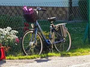 Potrącenie rowerzystki w Dobieszynie