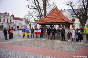 Spotkanie na rynku w Krośnie