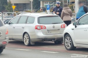 Zderzenie dwóch samochodów na Bieszczadzkiej